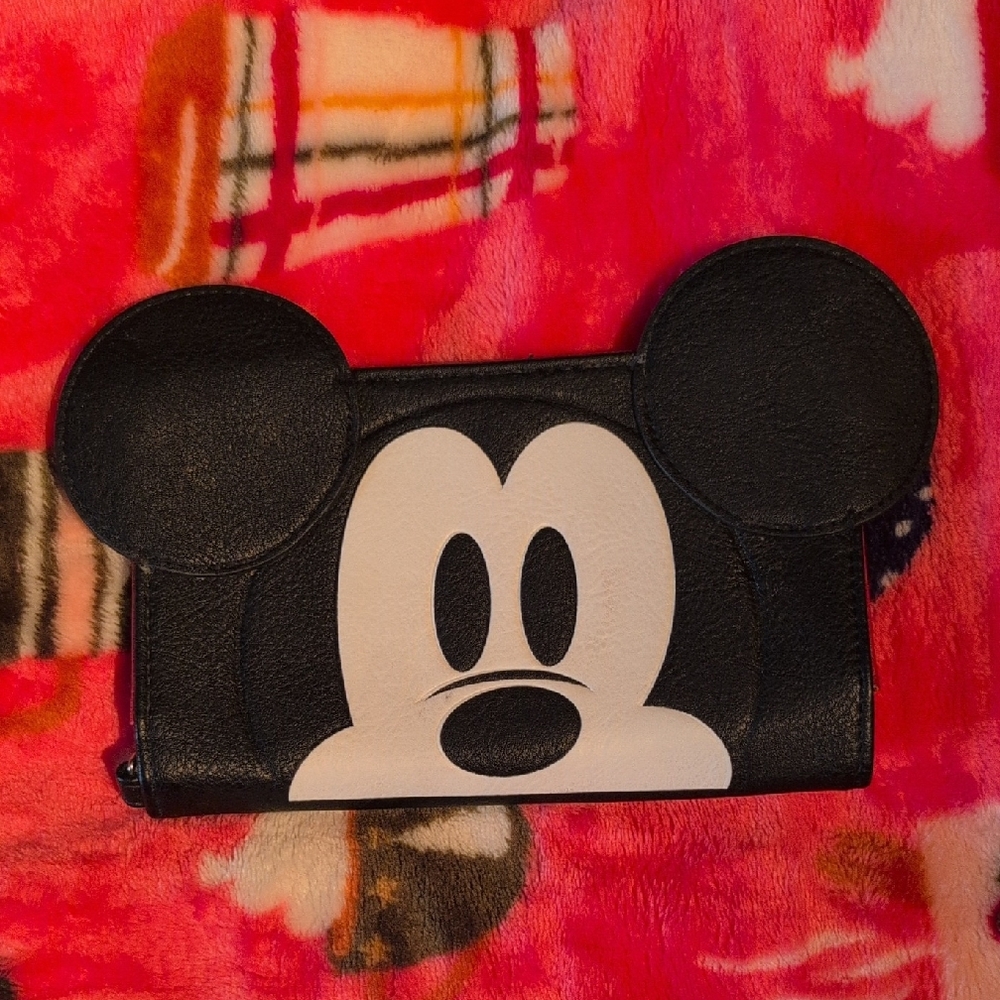Disney Mickey Mouse Black and White Kids Wallet